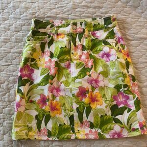 Tommy Bahama Women's Floral Boracay Mini Skirt Size 0